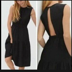 Everlane Linen Open Back Dress